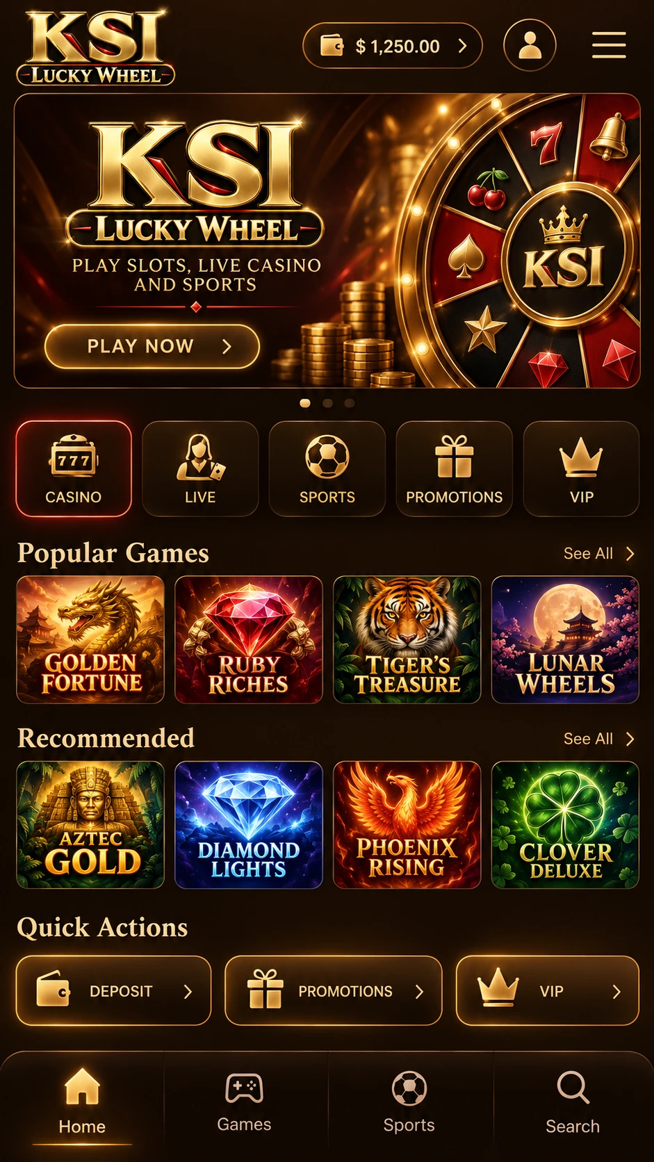 Mobile Access to KSI LuckyWheel
